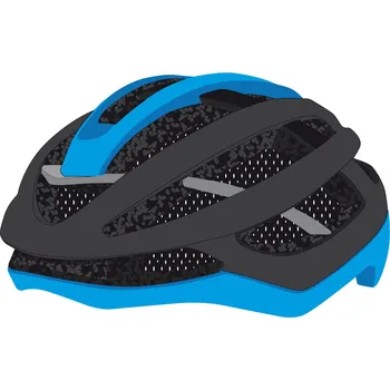 Cyklistická přilba Force Lynx černá mat/modrá