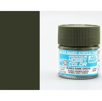 Modelářská barva Gunze Sangyo H423 RLM83 Dark Green - Tmavě zelená