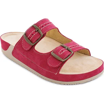 Dámská zdravotní obuv MEDISTYLE ROZÁRA 4R-J15/TL pantofel červený, --- - 40