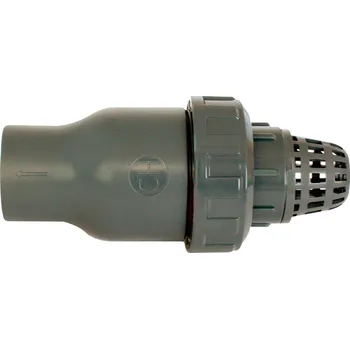 PVC kuželový zpětný ventil se sacím košem - d 50 mm