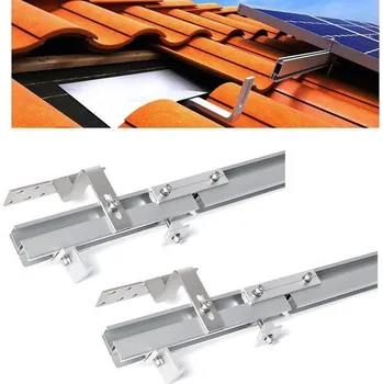 Kompletní držák SC pro uchycení 2ks panelů na šikmou střechu (hák) 35mm