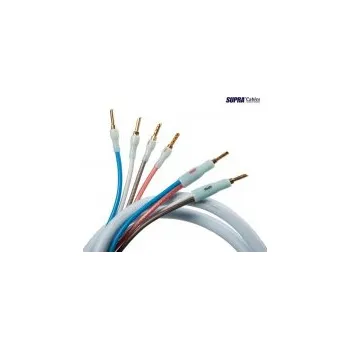 Audio kabel SUPRA Quadrax SET 4x2.0 Bi-wire CombiCon, délka 2x 2m + doprava a dárek zdarma