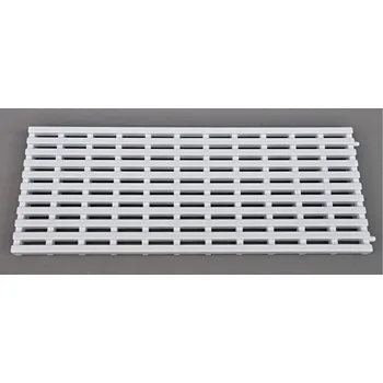 Mřížka podélná desková k přelivovému kanálku 195 x 22 - 500 mm - Bílá