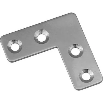 Tesařské kování Onpira Plochý spojovací L úhelník 90° [10ks] Rozměr: 40x40 mm