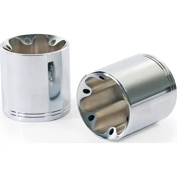 Motodíl Sada 2ks koncovek - CHROM - NEREZ - EK31