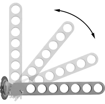 Věšák Onpira Nerezový sklopný věšák Rozměr: 5 otvorů