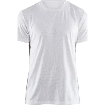 CRAFT Essential RN SS 1906052 pánské triko Barva: 139900 bílá se vzorem, Velikost: L