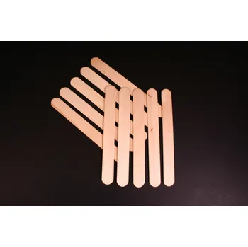 Špachtle dřevěná na našení vosku 10ks