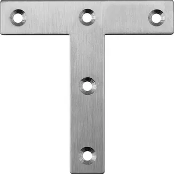Tesařské kování Onpira Plochý spojovací T úhelník 120 mm