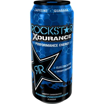 RockStar Xdurance 500 ml Blueberry Energetický nápoj RockStar Xdurance 500 ml Blueberry