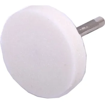 Tělísko brousicí válcové osazené Tyrolit - 99BA60M7V40 50x10x6mm bílé