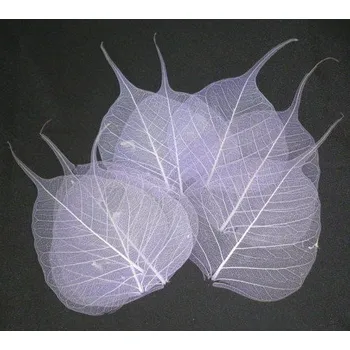 umělá květina List síťovaný dekorační - fialková