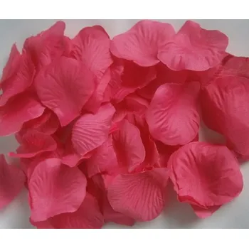 Svatební dekorace Okvětní plátky růží - malinová 100 ks