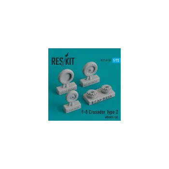Plastikový model 1/72 F-8 Crusader Type 2 wheels set (ACAD,ITA,HAS)