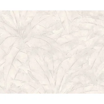 Tapeta Vliesová tapeta listy 36927-4, šedá, stříbrná / vliesové tapety na zeď 369274 Metropolitan Stories (0,53 x 10,05 m) A.S.Création