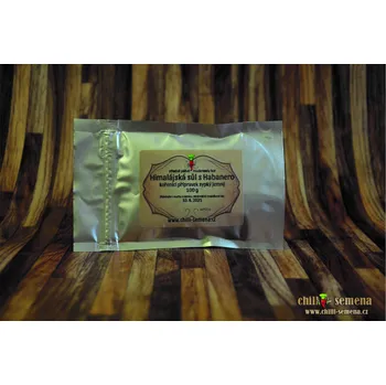 Koření chilli-semena Himalájská sůl s chilli Habanero