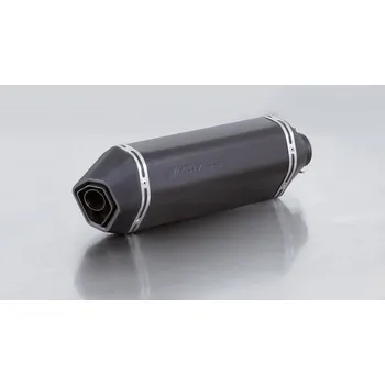 Výfuk pro motocykl Kompletní výfukový systém - ČERNÝ NEREZ - 0124782 751117