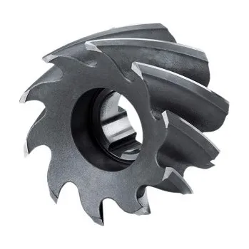 Příslušenství k frézce Fréza válcová čelní nástrčná, polohrubozubá - 50x36 mm, HSS, ČSN 222052 (F620970. Unášení kameny na hřbetu frézy. Fréza nástrčná čelní, materiál HSS, průměr 56 mm, výška 36 mm, upínací průměr 22 mm, 8 zubů. ZPS Zlín)