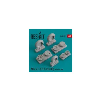 Plastikový model 1/48 MiG-21 F/F13/U/US wheels set (TRUMP)