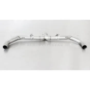 Tlumič výfuku Koncový díl výfuku bez rezonátoru - racing - se 2 výstupy - 956017 1600