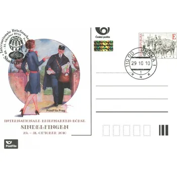 Poštovní známka Česká pošta (2010) CDV 130 O - P 177 - Sindelfingen - razítko + kaš.