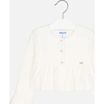 Kojenecká bunda MAYORAL dívčí lehký kabátek béžová - 104 cm