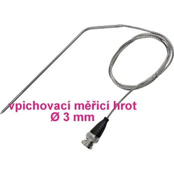 Vpichovací sonda VOLTCRAFT TPT-209 VC-8603665, -70 až 400 °C, Ø 3 mm, 120 mm, typ senzoru Pt1000