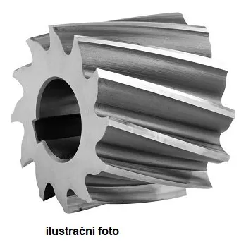 Příslušenství k frézce Fréza na horizontální frézku levá, polohrubozubá - 80x63 mm, HSS, ČSN 222124 (Narex. Rozměry: průměr x délka, PN 92124)