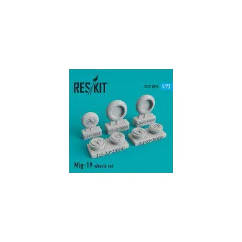 Plastikový model 1/72 MiG-19 wheels set (BILEK,KP)
