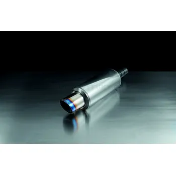 Tlumič výfuku UNIVERZÁLNÍ - KULATÝ sportovní výfuk - O145mm x délka 350mm, O 51 mm. - 003005 8598B