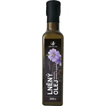Přisada na vaření a pečení Allnature Lněný olej 250 ml