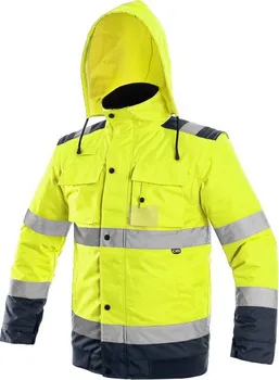pracovní bunda CXS Luton 2v1 žlutá/modrá