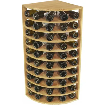 Stojan na víno Expovinalia Regál na víno QUILÓS II Materiál a odstín: Borovice s odstínem světlý dub