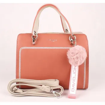 Malá/střední růžovo-oranžová kabelka do ruky David Jones 5993-2