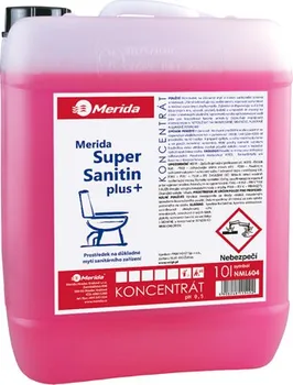 Čisticí prostředek na WC Merida Super Sanitin Plus čistící prostředek na mytí WC 10 l