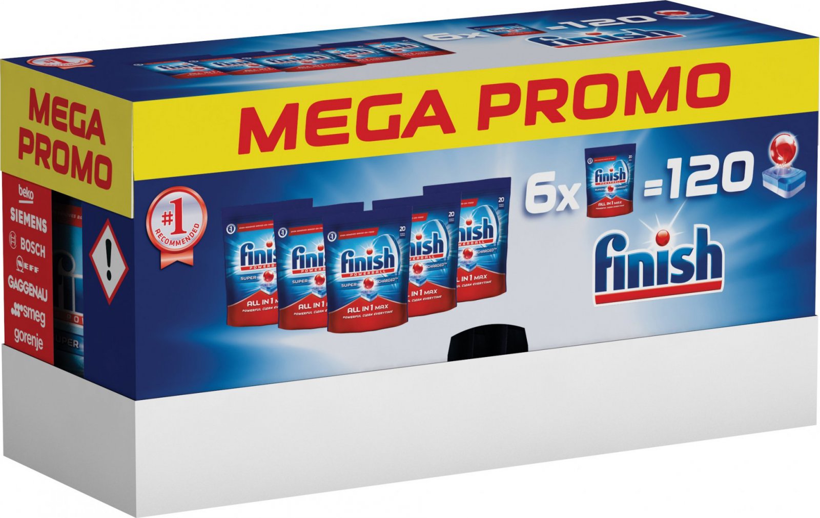 Finish All-in-1 Max 6 x 20 ks od 399 Kč - Zbozi.cz
