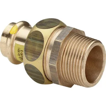 Vodovodní potrubí Geos agt CU přechod Profipress G průměr 15x1/2" mm - vnější závit 379391