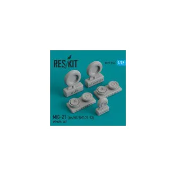 Plastikový model 1/72 MiG-21 bis/MT/SMT/21-93 wheels set (EDU,ZVE)