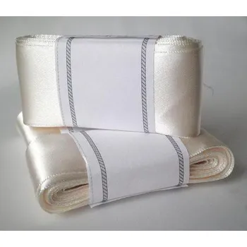 Stuha Champagne atlasová stuha 40mm (5 metrů)