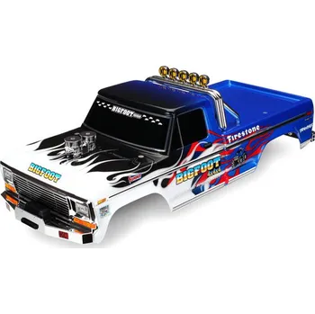 RC vybavení Traxxas karoserie nabarvená Bigfoot Flame
