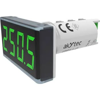 Termostat Akytec Panelové měřidlo Akytec, ITP11-G, vstupní signál 4-20 mA, zelená
