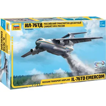 Plastikový model Zvezda Iljušin IL-76 TD Emercom 1:144