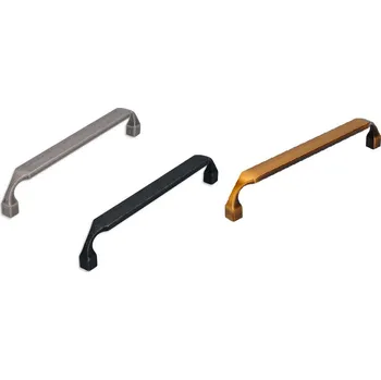 Nábytkové kování SIRO Rustikální kovová úchytka 170 mm cínová barva