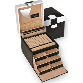 Šperkovnice Šperkovnice Sacher Erika černobílá