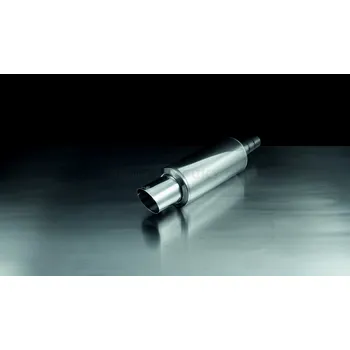 Tlumič výfuku UNIVERZÁLNÍ - KULATÝ sportovní výfuk - O145mm x délka 350mm, O 51 mm. - 003005 8598