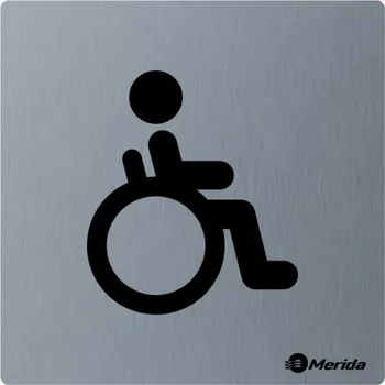 Informační tabulka Merida Stella Piktogram mat WC invalidé