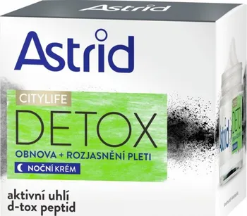 Pleťový krém Astrid Citylife Detox noční krém 50 ml