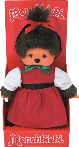 MONCHHICHI, mončičák ČERVENÁ KARKULKA 20 cm AKCE