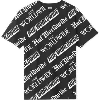 Pánské tričko huf Pánské triko fake news tee black