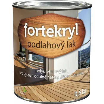 Lak na dřevo Fortekryl podlahový lak lesk 0,6 kg